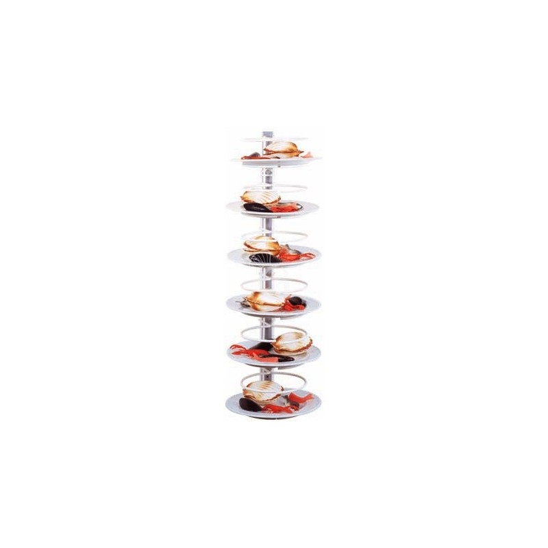 Portapiatti da parete per 12 piatti 18/23 - L 420 mm x P 200 mm x H 900 mm Portapiatti da parete per 12 piatti 18/23 - L 420 mm x P 200 mm x H 900 mm