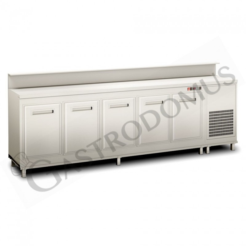 Banco bar refrigerato con motore incorporato, temperatura +4°C/+8°C, L 3000 mm x P 670 mm x H 920 mm Banco bar refrigerato con motore incorporato, temperatura +4°C/+8°C, L 3000 mm x P 670 mm x H 920 mm