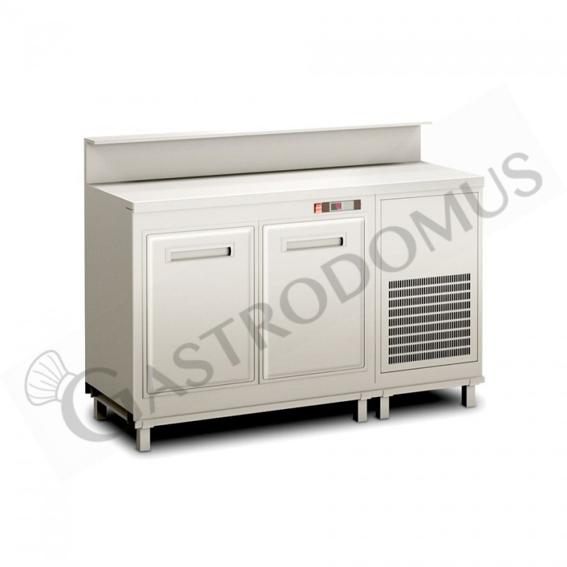 Banco bar refrigerato con motore incorporato, temperatura -16°C/-18°C, L 1500 mm x P 670 mm x H 920 mm Banco bar refrigerato con motore incorporato, temperatura -16°C/-18°C, L 1500 mm x P 670 mm x H 920 mm