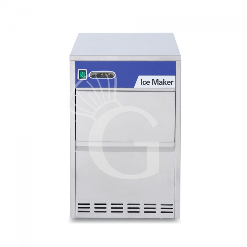 Macchina del ghiaccio monofase kg 28/24h cubetto cavo