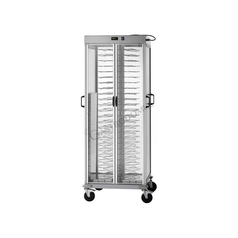 Carrello portapiatti riscaldato per 88 piatti 180/230 - L 750 mm x P 780 mm x P 1770 mm Carrello portapiatti riscaldato per 88 piatti 180/230 - L 750 mm x P 780 mm x P 1770 mm