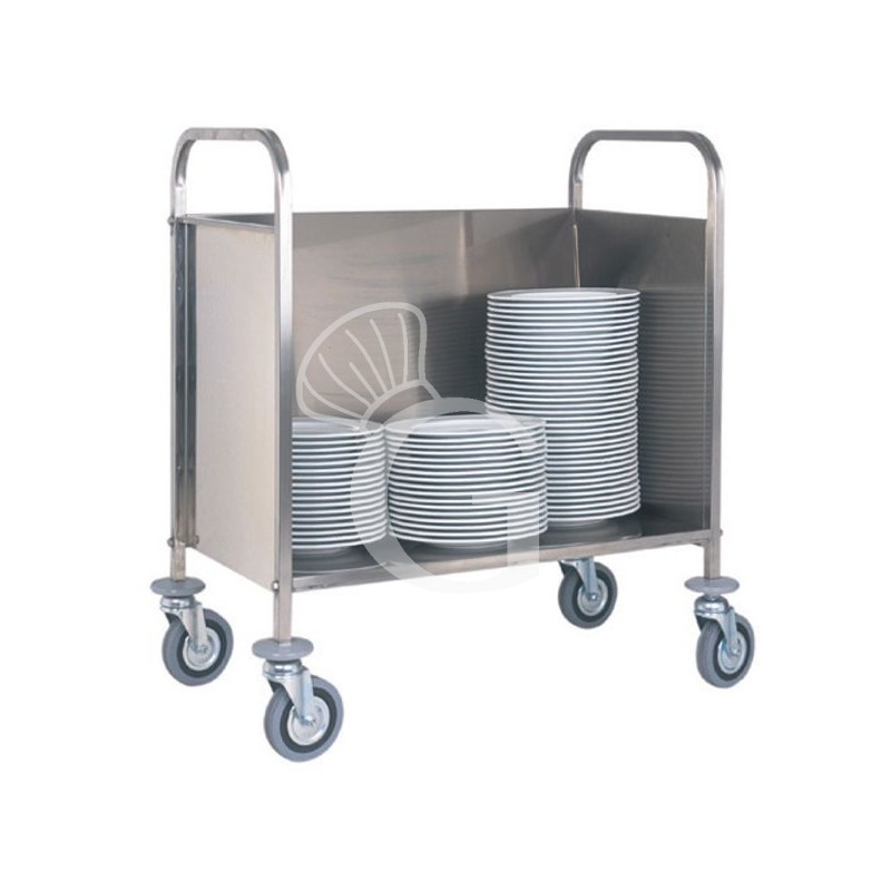 Carrello portapiatti vassoi e teglie in acciaio inox e piano in lamiera L 910 mm x P 570 mm x H 1010 mm Carrello portapiatti vassoi e teglie in acciaio inox e piano in lamiera L 910 mm x P 570 mm x H 1010 mm