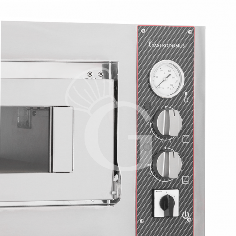 Forno Elettrico per 6+6 pizze diametro 350 mm 2 camere controllo meccanico 20 Kw