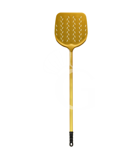 Pala per pizza per infornare Italia 3D gold in alluminio Ø 330 mm H 1700 mm