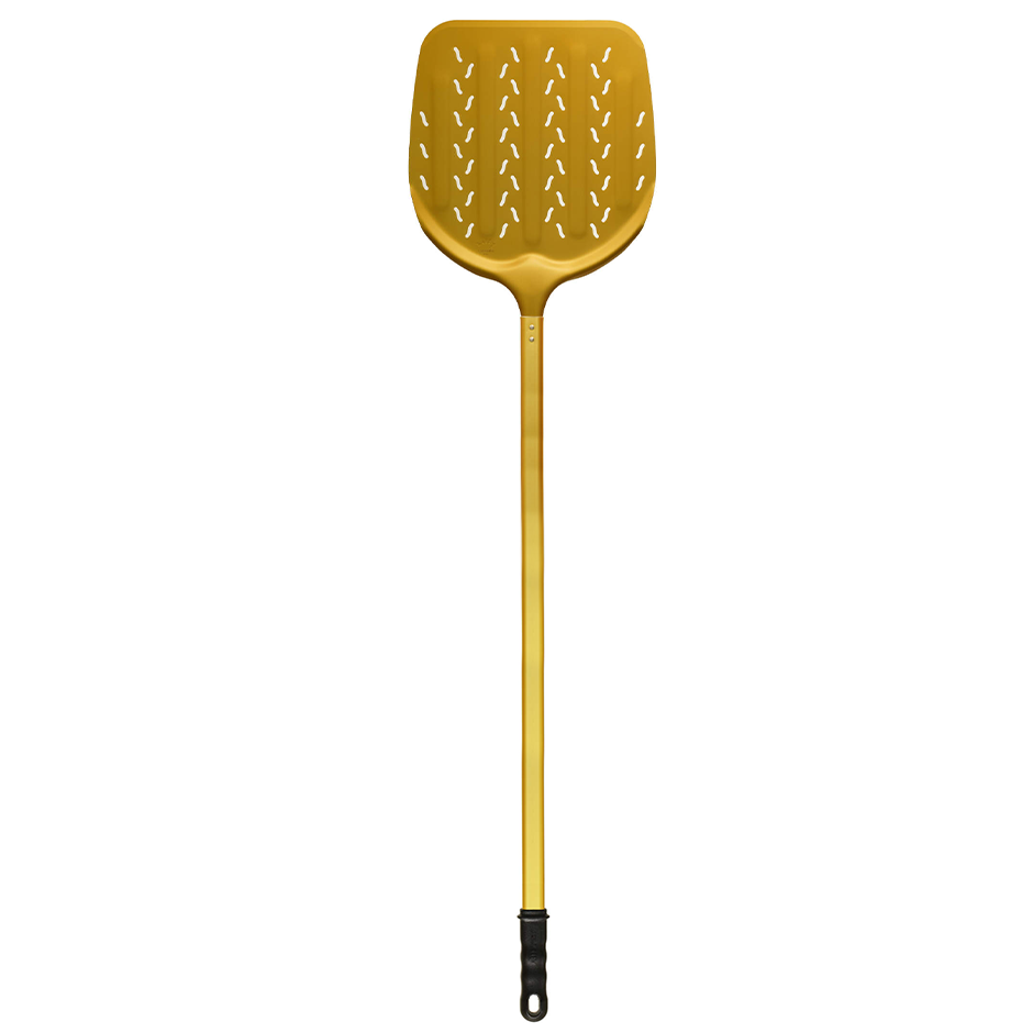 Pala per pizza per infornare Italia 3D gold in alluminio Ø 330 mm H 1700 mm