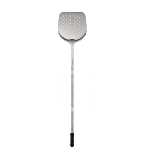 Pala per pizza asolata per infornare Bellini in alluminio Ø 330 mm H 1700 mm