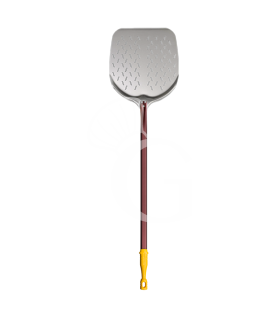 Pala per pizza asolata per infornare Lione in alluminio Ø 330 mm H 1350 mm