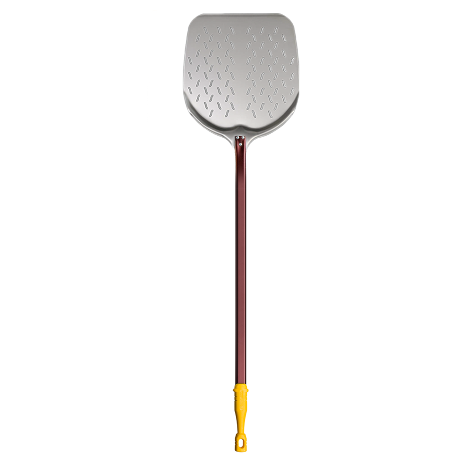Pala per pizza asolata per infornare Lione in alluminio Ø 330 mm H 1350 mm