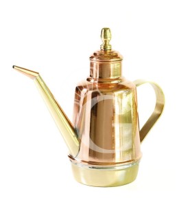 Oliera napoletana in rame e ottone 0,50 litri