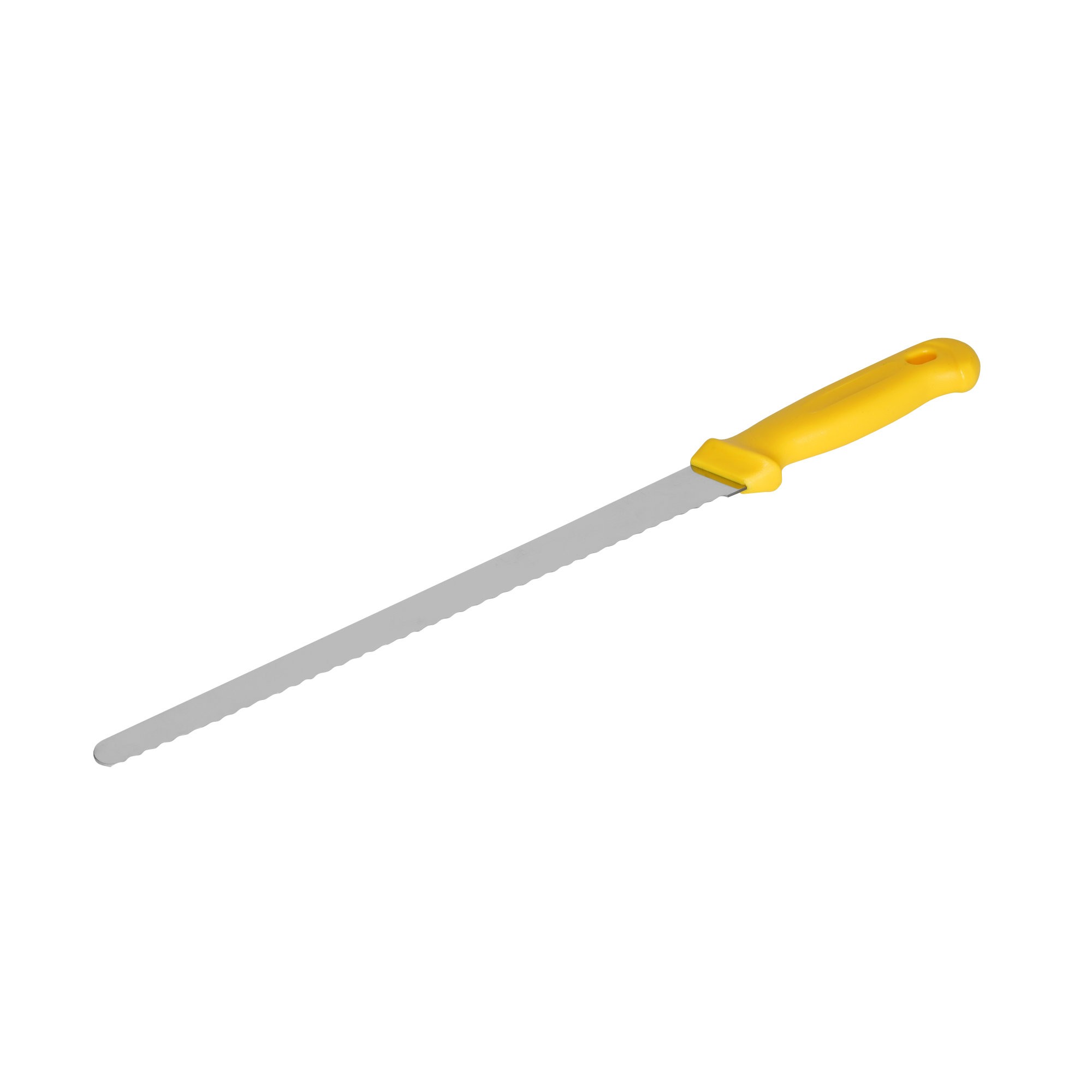 Coltello per pane professionale in inox con lama di lunghezza 300 mm