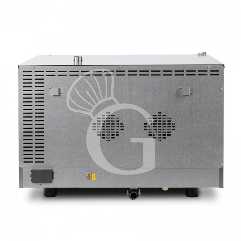 Forno elettrico a convezione con vapore, porta bandiera, comandi touch screen, trifase, 4 teglie 600x400 o GN 1/1