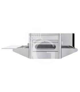 Forno Pizza Professionale a Tunnel Trifase, comandi touch, nastro trasportatore 400 mm