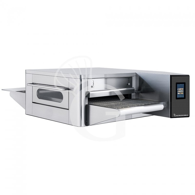Forno Pizza Professionale a Tunnel Trifase, comandi touch, nastro trasportatore 650 mm