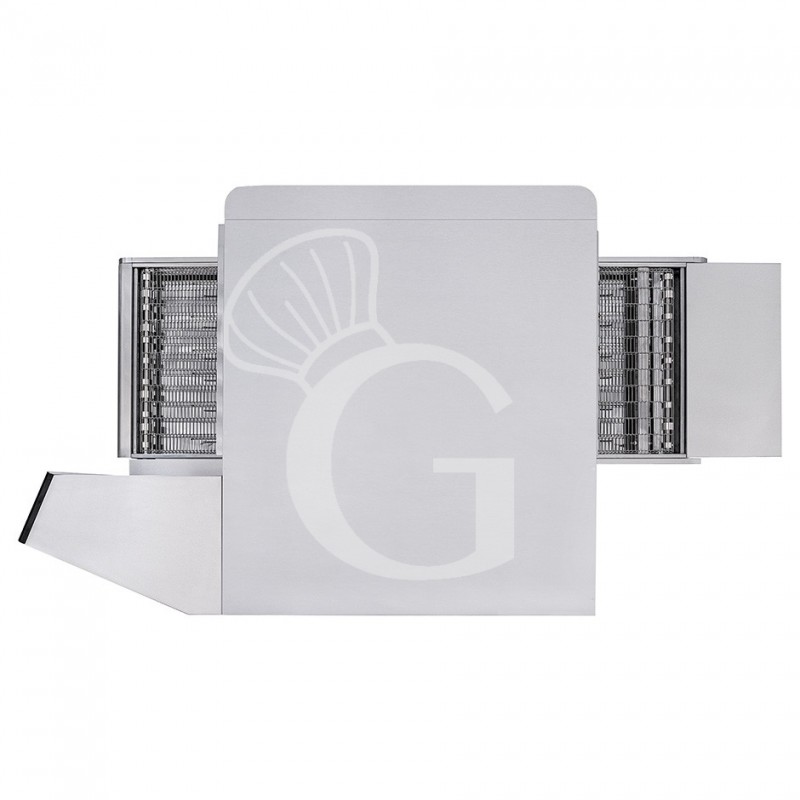Forno Pizza Professionale a Tunnel Trifase, comandi touch, nastro trasportatore 650 mm