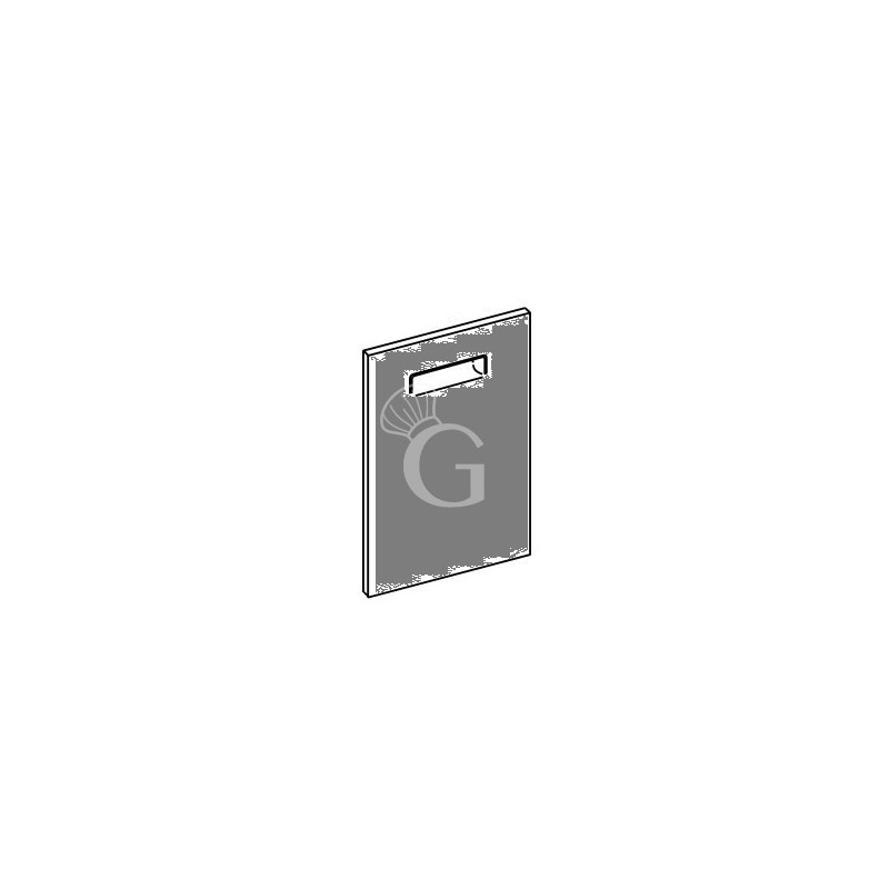 Anta battente singola L 500 DX H 705 mm