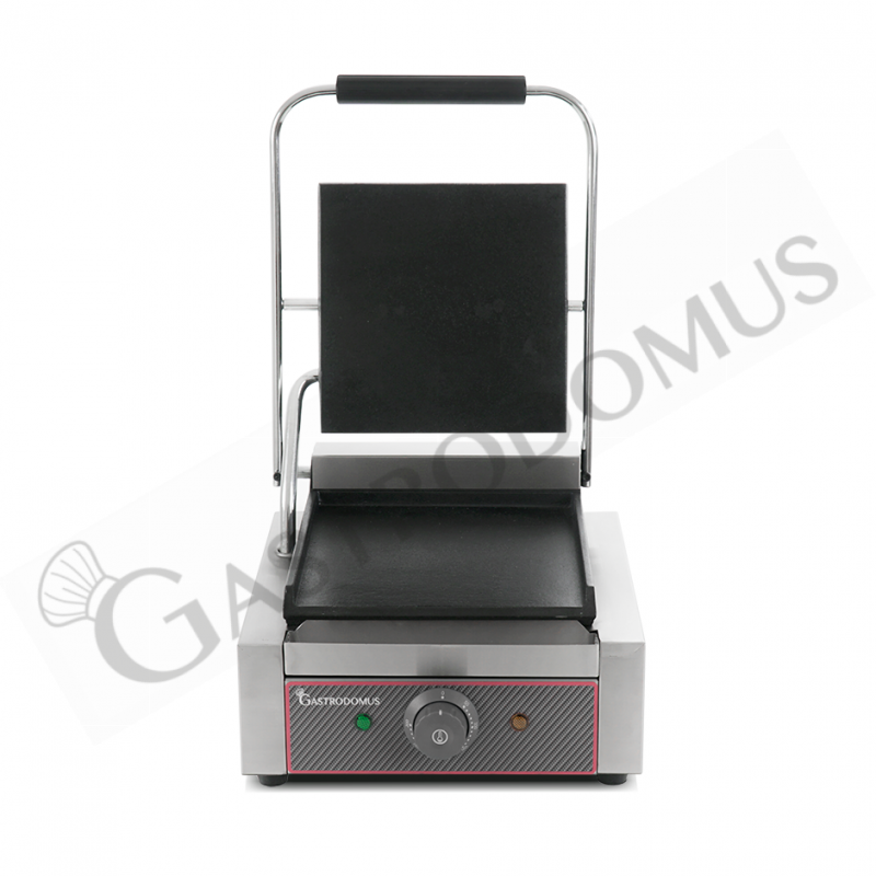 Piastra per Panini singola liscia in ghisa - L 310 mm x P 380 mm x H 210/520 mm Piastra per Panini singola liscia in ghisa - L 310 mm x P 380 mm x H 210/520 mm