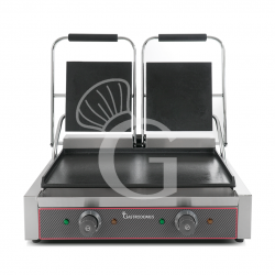 Piastra per Panini doppia liscia in ghisa - L 570 mm x P 380 mm x H 210/520 mm