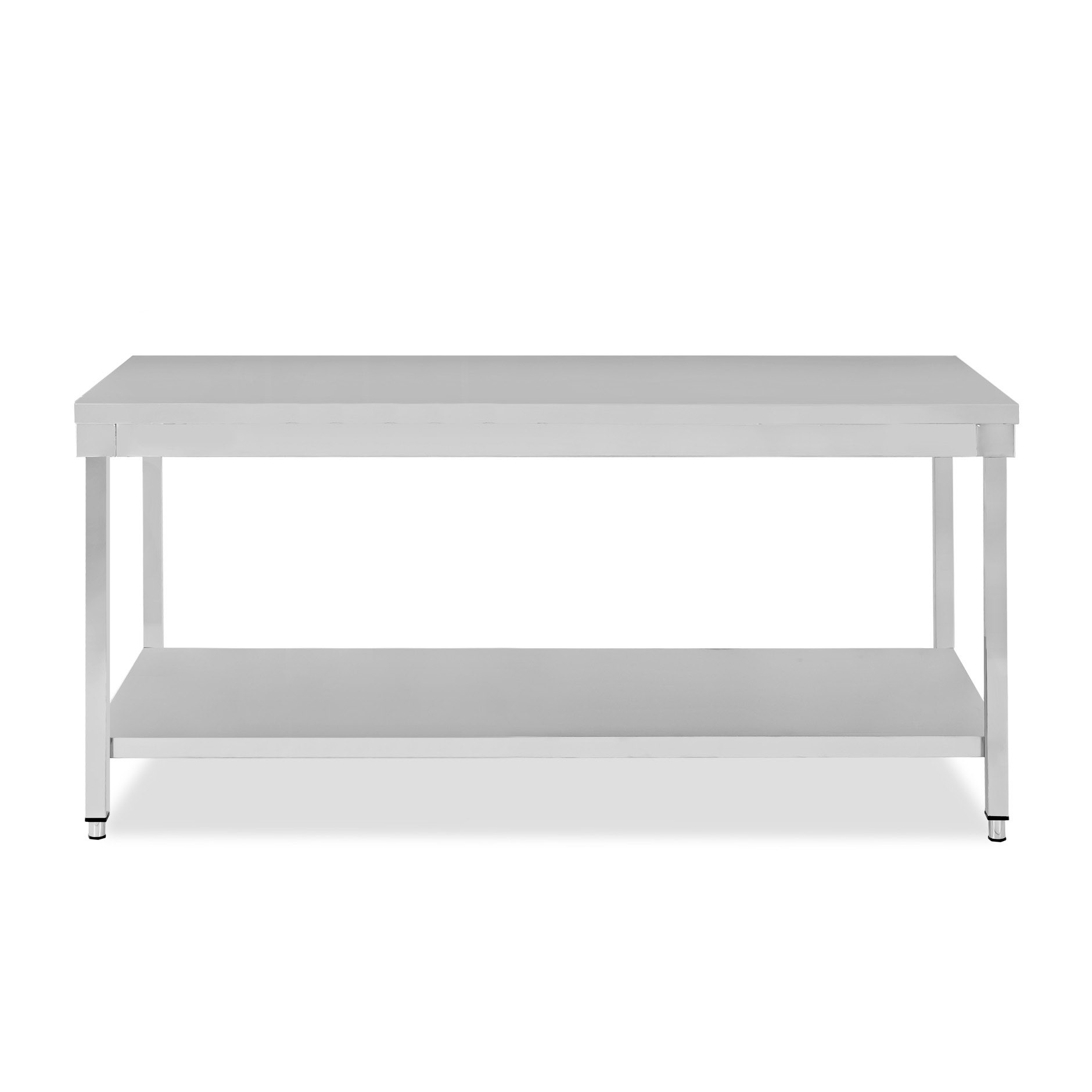 Tavolo inox 1 ripiano L 1900 mm x P 600 mm x H 850 mm