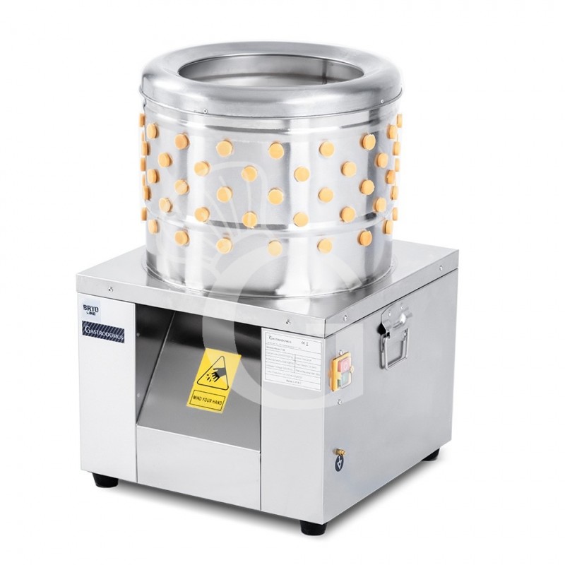 Macchina spiumatrice elettrica per piccioni a secco, cestello Ø 410 mm - 0,18 KW