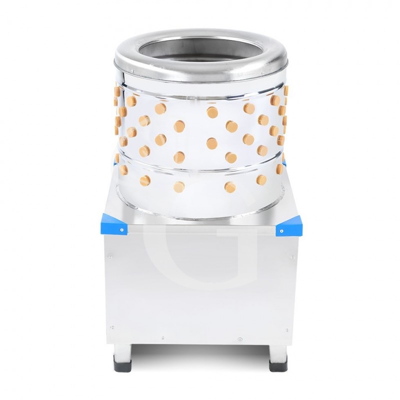 Macchina spiumatrice elettrica per polli a secco, cestello Ø 460 mm - 0,55KW