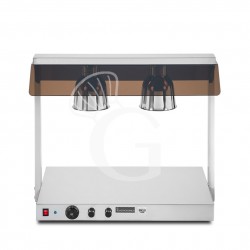 Piano caldo in inox con 2...