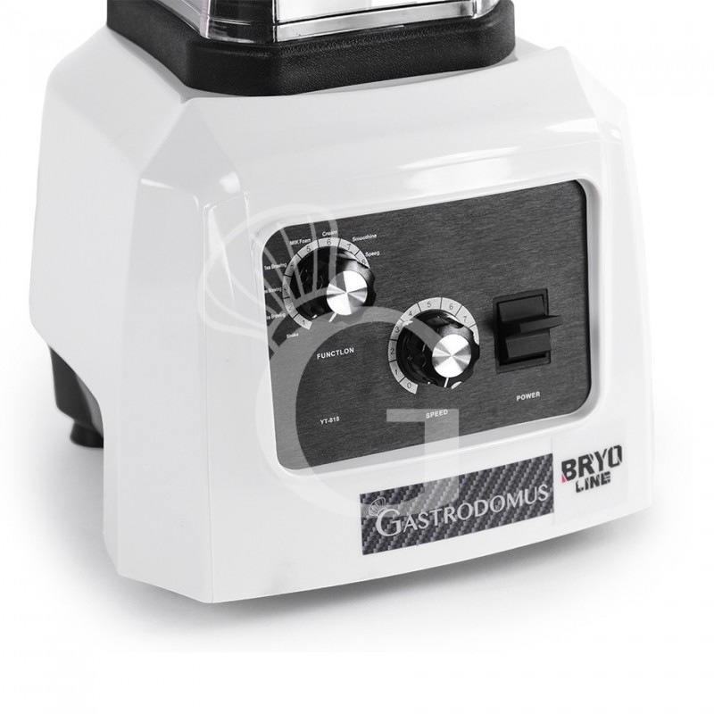Frullatore struttura in ABS 1 bicchiere in policarbonato 2 LT, 22.000 rpm, 1,3 KW L 250 x P 220 x H 420 mm