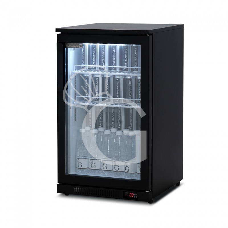 Vetrina frigo ventilata da banco o retrobanco orizzontale, 1 porta battente 98 LT - temperatura 0°C/+10°C
