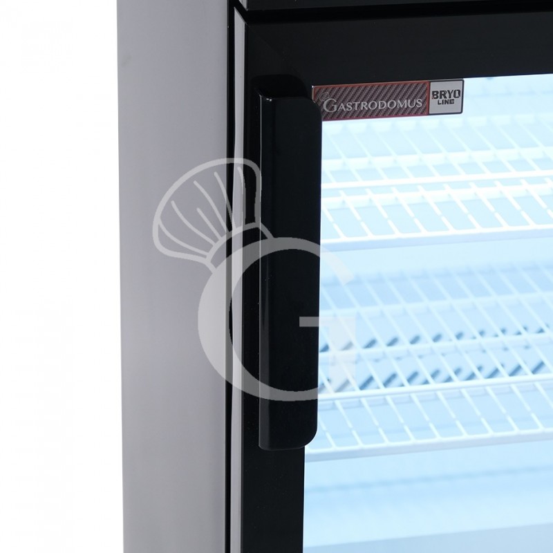 Vetrina frigo ventilata da banco o retrobanco orizzontale, 1 porta battente 98 LT - temperatura 0°C/+10°C