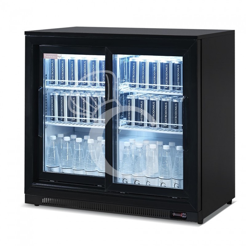 vetrina frigo ventilata da banco o retrobanco orizzontale 2 porte scorrevoli 191 lt temperatura 0c10c