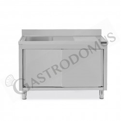 Lavello inox armadiato con...