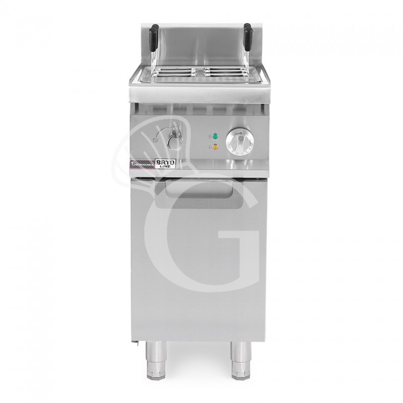 Cuocipasta professionale elettrico su mobile chiuso 1 vasca 20 LT Cuocipasta professionale elettrico su mobile chiuso 1 vasca 20 LT