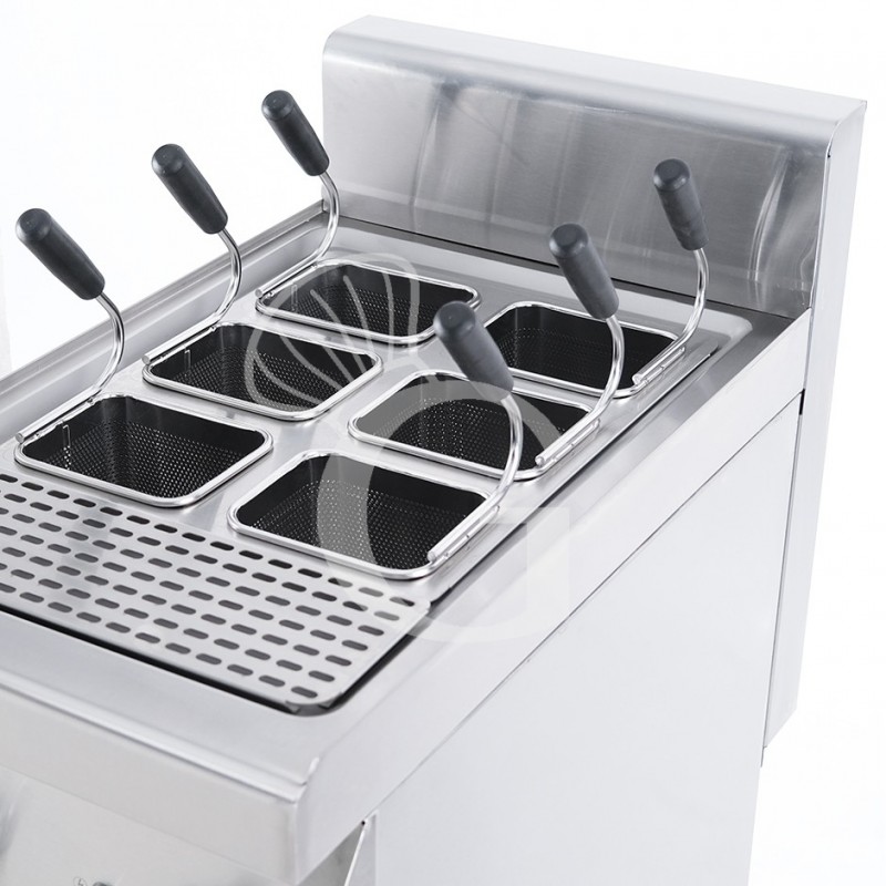 Cuocipasta professionale elettrico su mobile chiuso, 1 vasca 28 LT, 12 KW, Prof.700