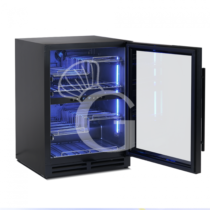 Cantina Vino Ventilata doppia temperatura 150 LT 4 ripiani 34 bottiglie +5°C/+12°C - +12°C/+22°C