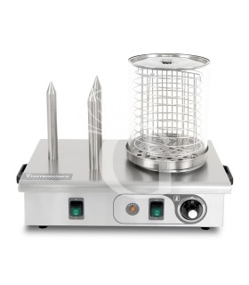 Cuoci Hot Dog 700 W 3 spiedi L 480 mm x P 310 mm x H 413 mm