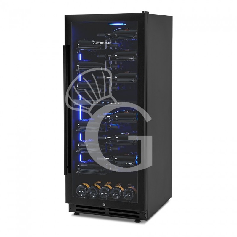 Cantina Vino Ventilata doppia temperatura 280 LT 7 ripiani 83 bottiglie +5°C/+22°C