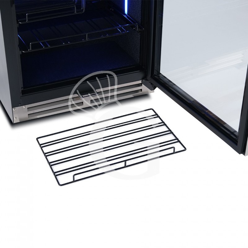 Cantina Vino Ventilata porta inox 288 LT 9 ripiani 67 bottiglie +5°C/+22°C