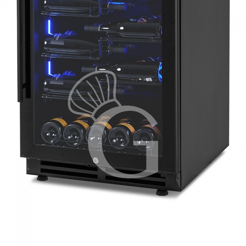 Cantina Vino Ventilata porta inox 280 LT 8 ripiani 89 bottiglie +5°C/+22°C