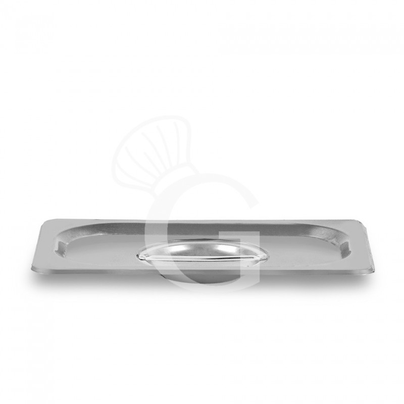 Coperchio in acciaio inox GN1/4 L 265 mm x P 162 mm