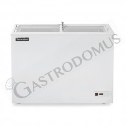 Congelatore a pozzetto Statico 197 LT -18°C porta in vetro classe energetica C