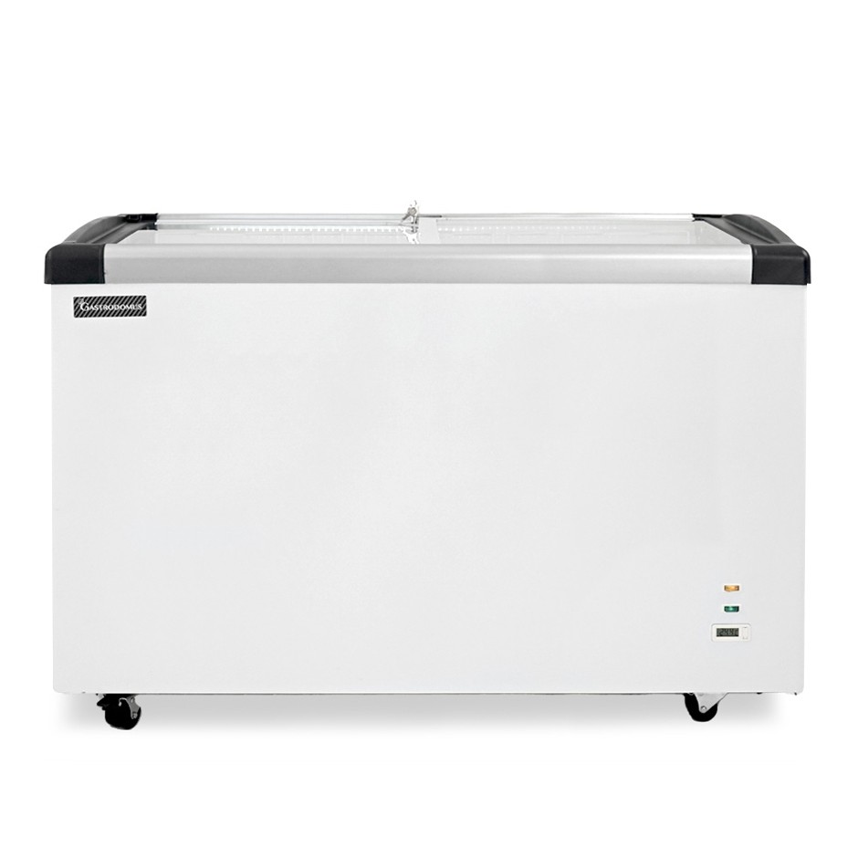 Congelatore a Pozzetto Statico 445 LT - temperatura -18°/-25°C - porta vetro classe energetica C