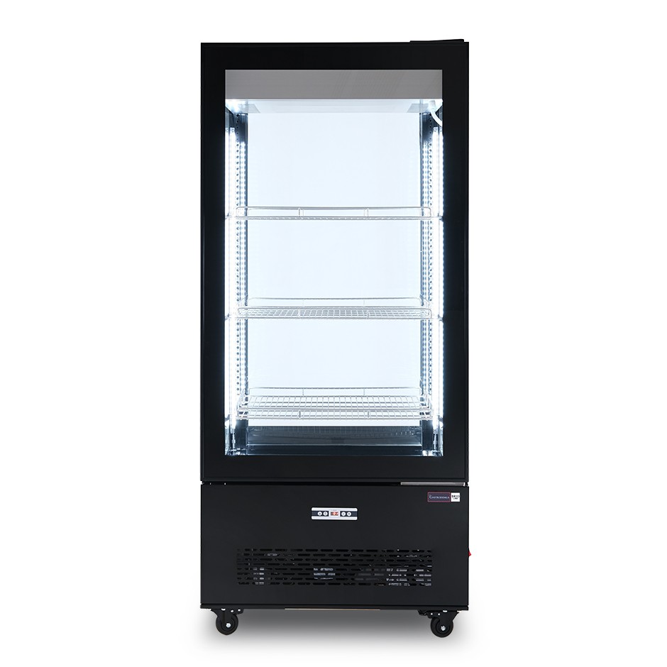 Espositore Refrigerato Ventilato color nero 550 LT 0°C/+12°C classe energetica B