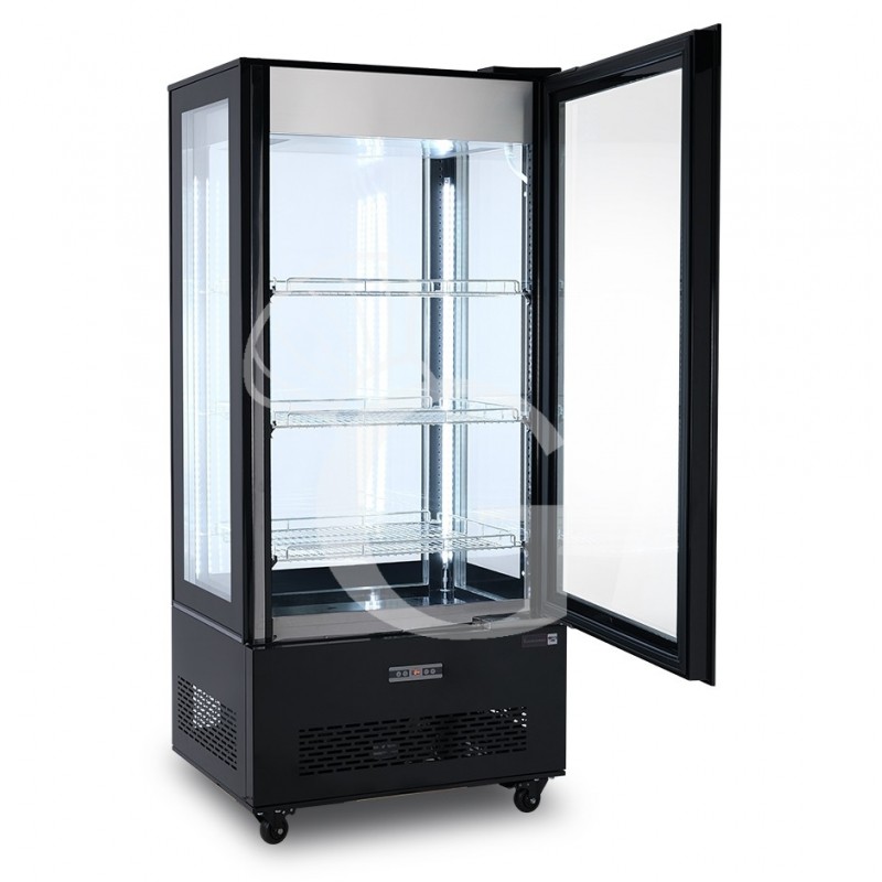 Espositore Refrigerato Ventilato color nero 550 LT 0°C/+12°C classe energetica B