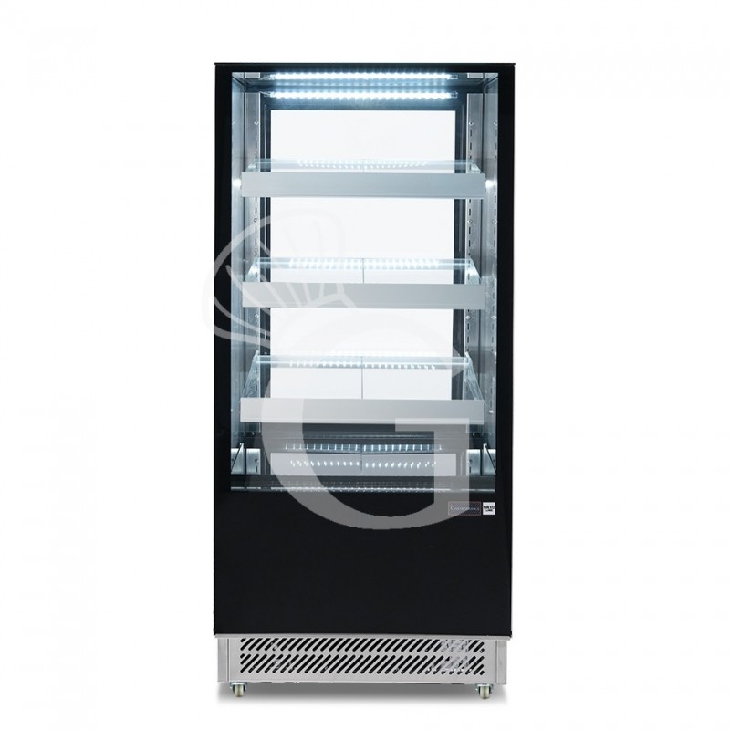 Vetrina Refrigerata Ventilata 350 LT +2°C/+8°C 4 lati vetro