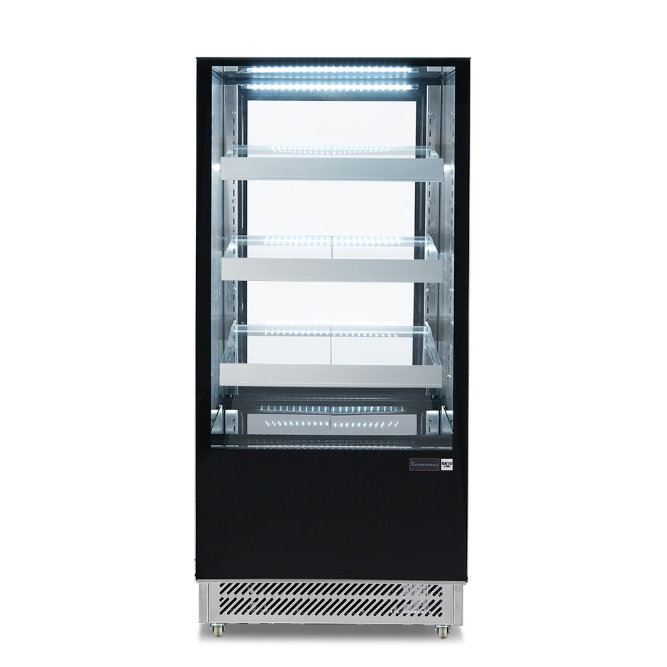 Vetrina Refrigerata Ventilata 350 LT +2°C/+8°C 4 lati vetro