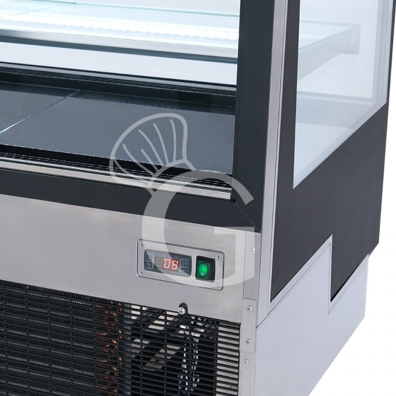 Vetrina Refrigerata Ventilata 3 ripiani 500 LT +2°C/+8°C 4 lati vetro, L 900 mm