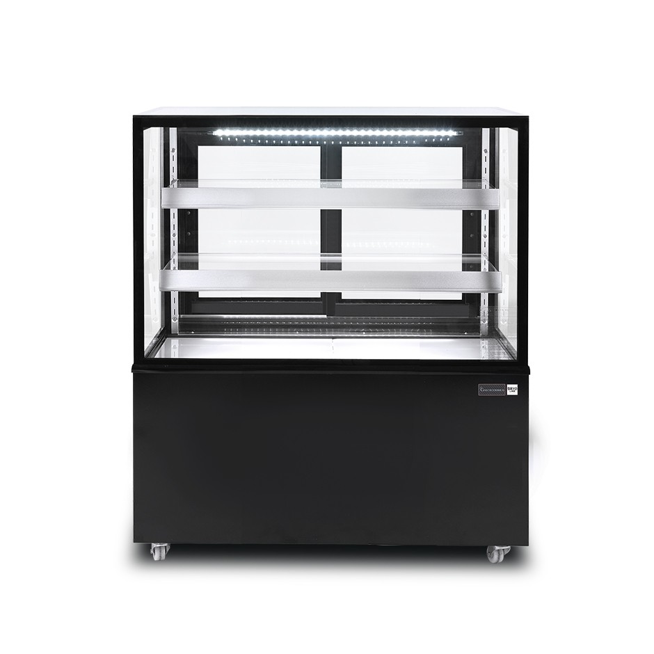 Vetrina Refrigerata Ventilata 300 LT +2°C/+8°C 4 lati vetro, L 905 mm