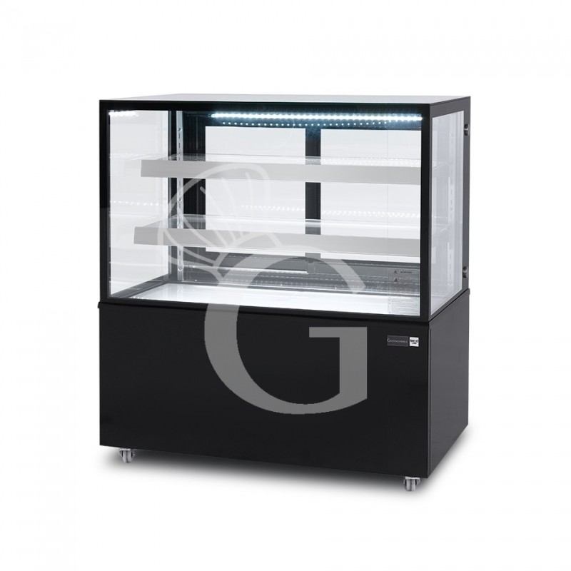 Vetrina Refrigerata Ventilata 300 LT +2°C/+8°C 4 lati vetro, L 905 mm