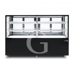 Vetrina Refrigerata Ventilata 610 LT +2°C/+8°C 4 lati vetro, L 1805 mm