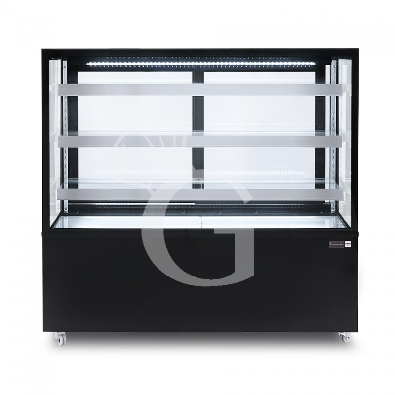 Vetrina Refrigerata Ventilata 670 LT +2°C/+8°C 4 lati vetro