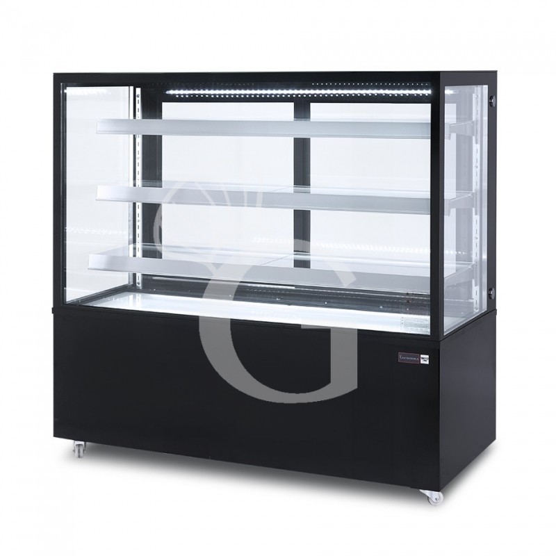 Vetrina Refrigerata Ventilata 670 LT +2°C/+8°C 4 lati vetro, L 1520 mm
